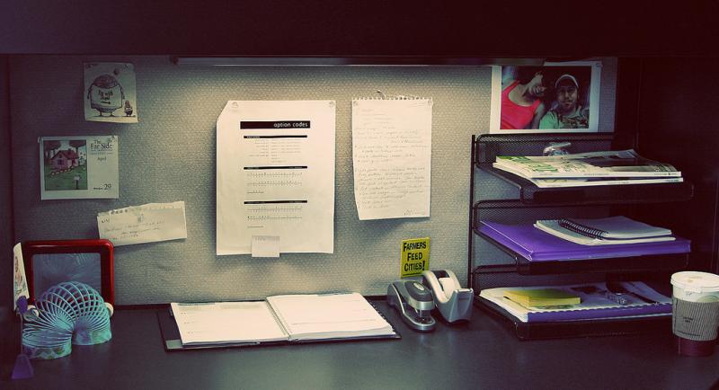 A clean office is more productive.