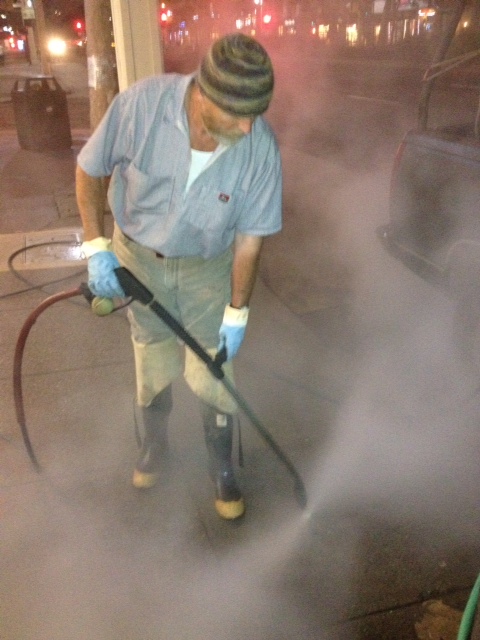 Weaver's Janitorial Pressure Washing the Streets of San Francisco